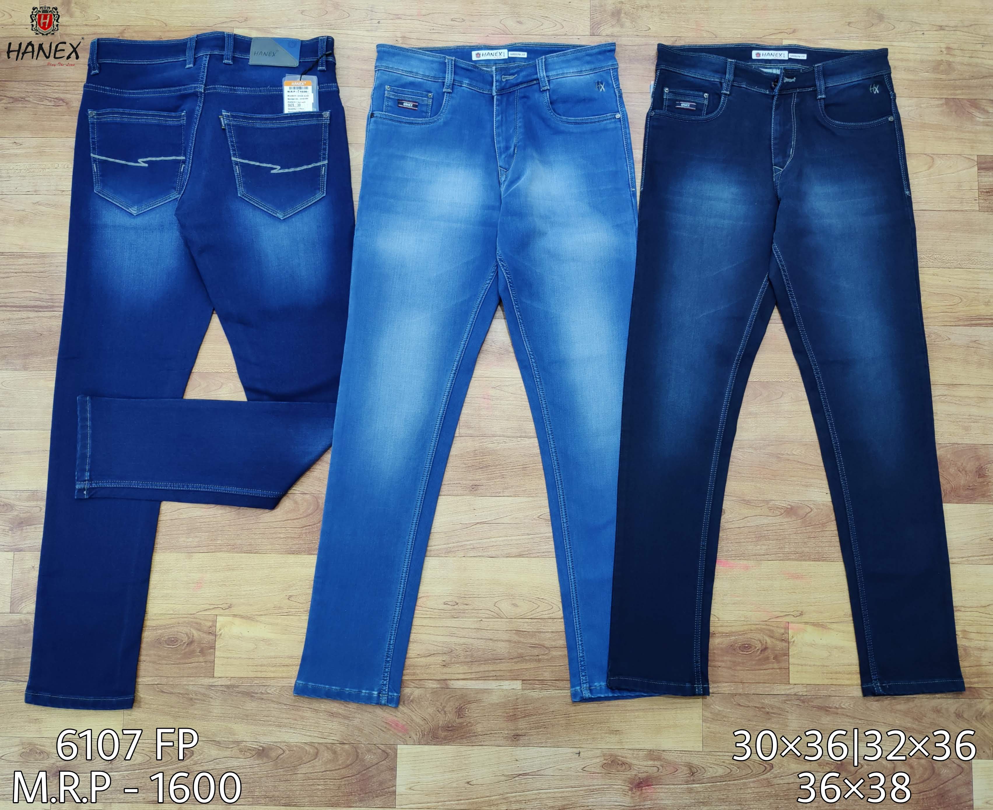 Hanex Faded Denim Jeans